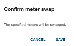 Confirm the swap confirmation dialog.