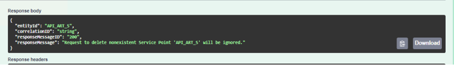 error SC 1:Invalid id Response