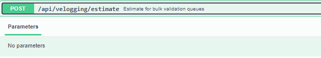POST /api/velogging/estimate 