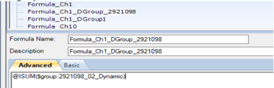 UCE group function for dynamic variables.