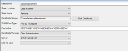 The Link to User field.