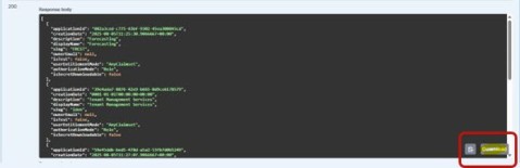 locaton of download on the response file