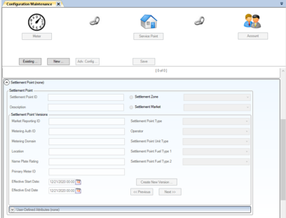 Image of the Configuration Maintenance tab.