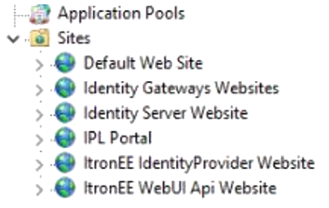 Application Pools