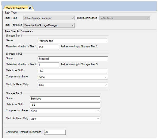The task scheduler for Active Storage Manager